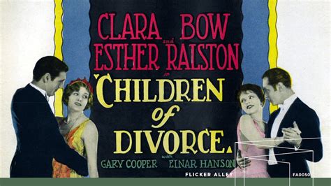  Children of Divorce -  Ein emotionaler Wirbelwind der Stummfilmzeit!